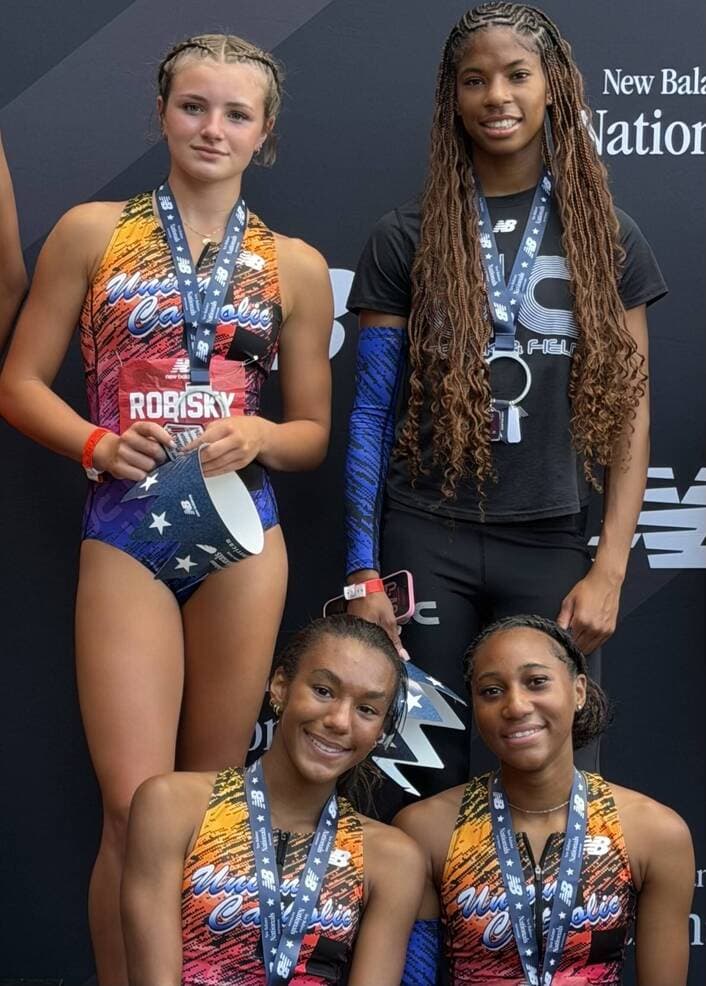 Union Catholic Girls Break State Relay Record in Scotch Plains, NJ