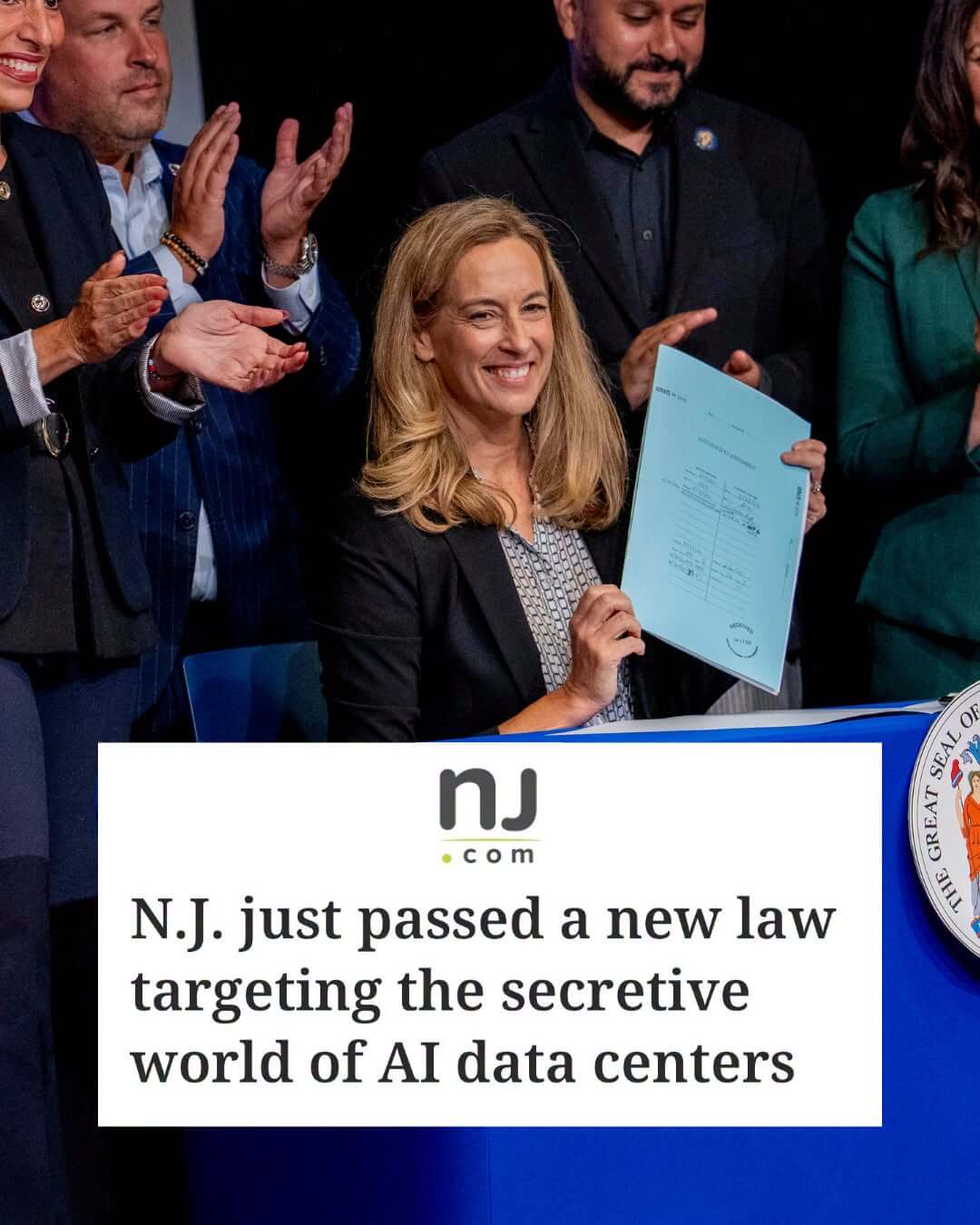 Gov. Sherrill Signs Data Center Transparency Law
