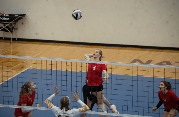 Rahway Girls Varsity Volleyball Defeats New Providence in Straight Sets