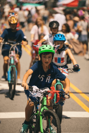 Tour de Westfield Fifth Anniversary Bike Parade