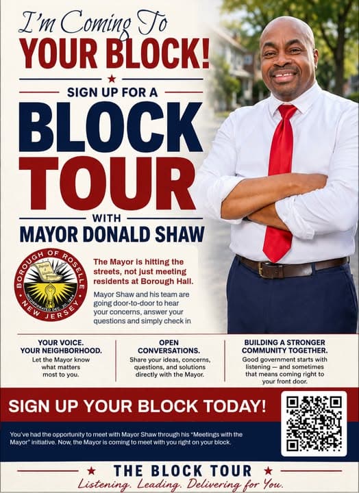 Roselle Mayor Donald Shaw to Bring Government Directly to Residents With Block Tour Initiative