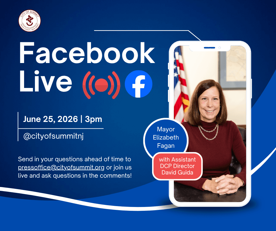 Summit Mayor and DCP to Host Facebook Live June 25