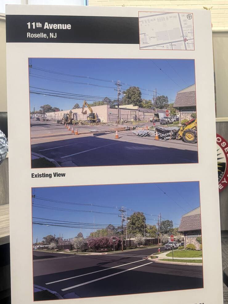 PSE&G Street Construction in Roselle Park, NJ — June 2026