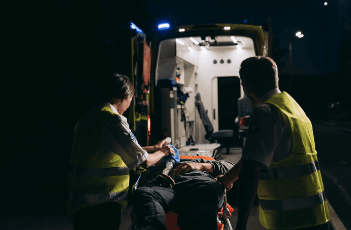 Clark's CVES Brought Ambulances and Answers to National Night Out