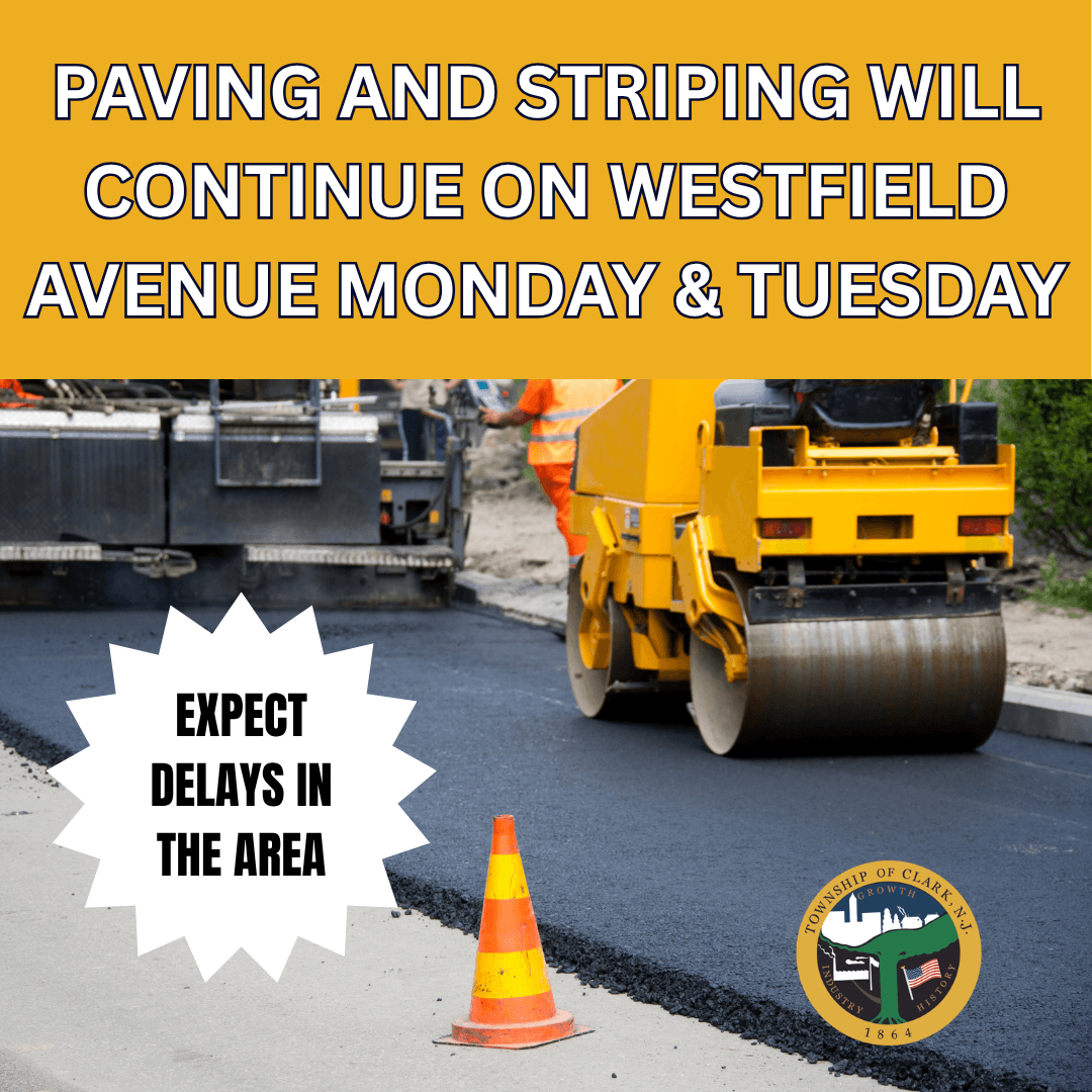 Clark Westfield Avenue Paving Project Completed