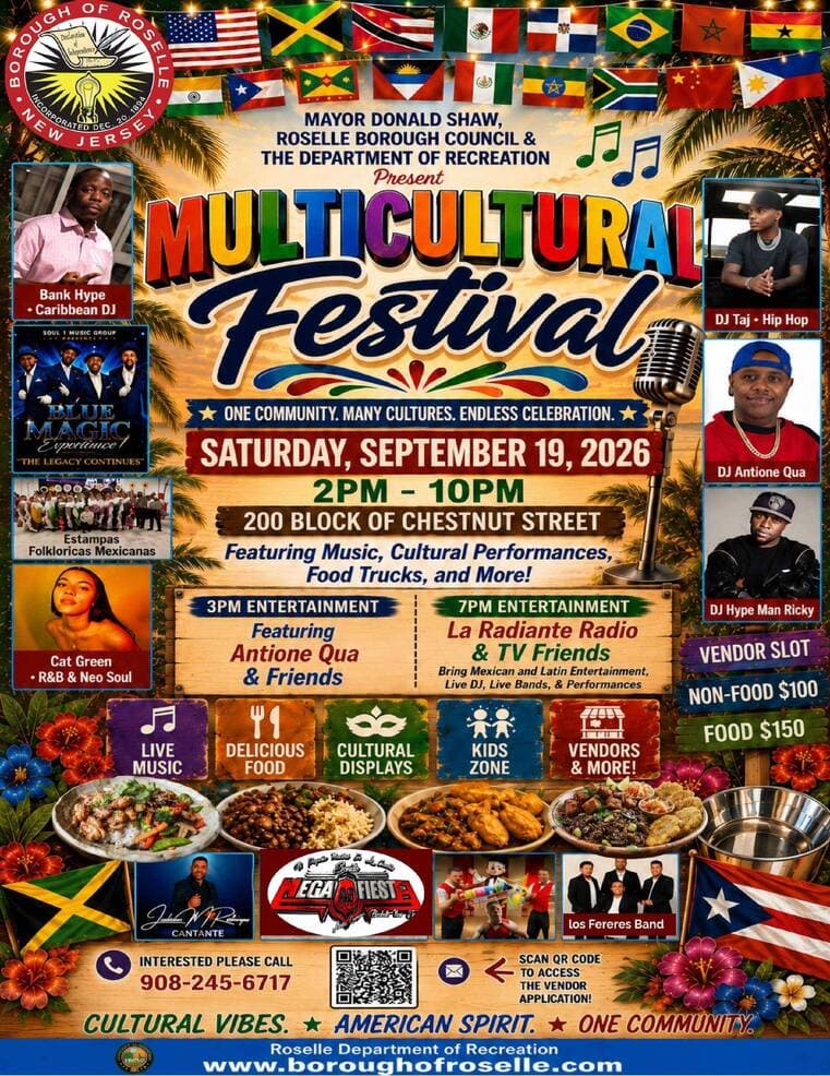 Roselle Multicultural Festival Set for September 19