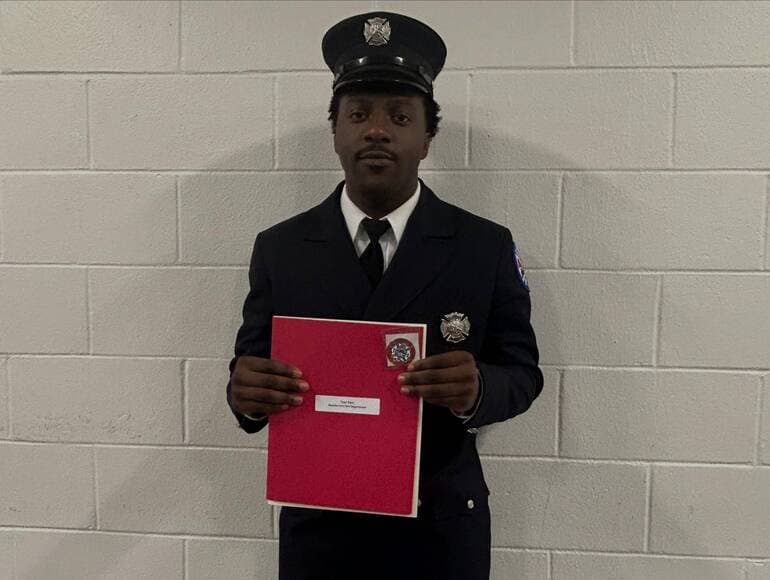 Roselle Park Firefighter Graduates Union County Fire Academy