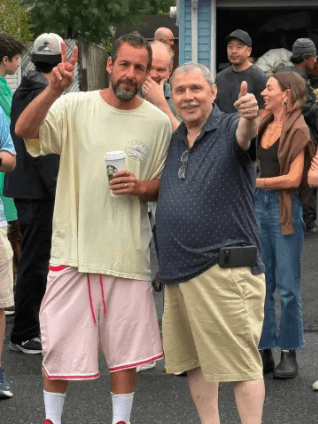 Adam Sandler Films 'Grown Ups 3' in Childhood Home of Kenilworth Resident