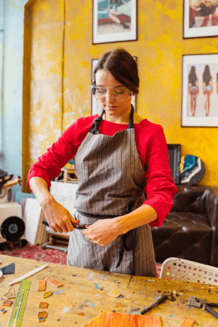 Westfield Library's First Maker in Residence Opens Studio
