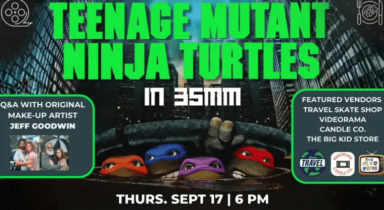 UCPAC in Rahway to Screen Teenage Mutant Ninja Turtles in 35mm on Sept. 17